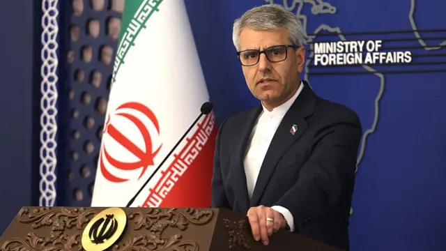 Iranian foreign ministry spokesperson Esmaeil Baqaei
