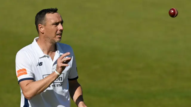 Hampshire bowler Kyle Abbott