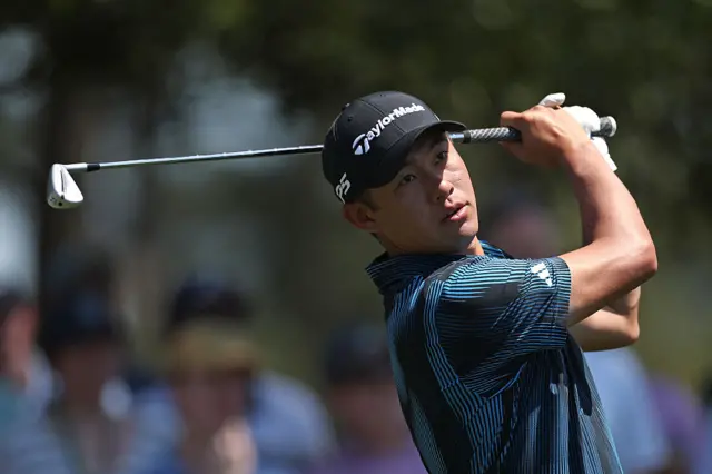 Collin Morikawa in the final round of The Masters 2026