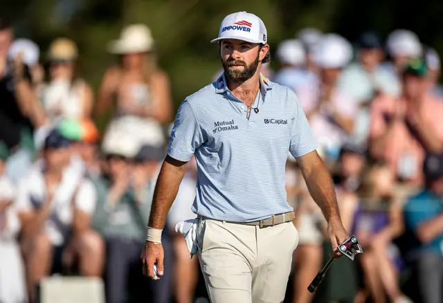Cameron Young in the final round of The Masters 2026