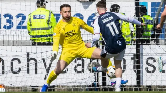 Falkirk's Ben Broggio scores
