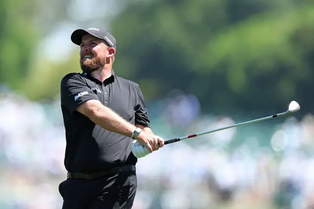 Shane Lowry in the final round at The Masters 2026