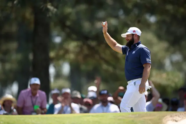 Tyrrell Hatton in the final round of The Masters 2026