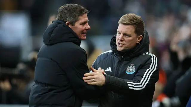 Oliver Glasner and Eddie Howe
