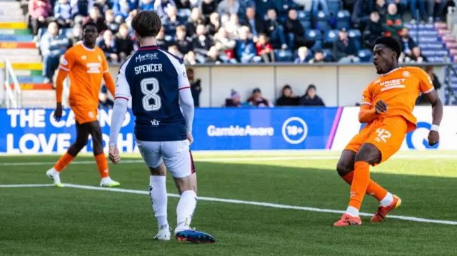 Rangers' Tochi Chukwuani scores for Rangers