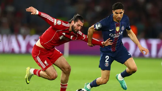 Dominik Szoboszlai and Achraf Hakimi