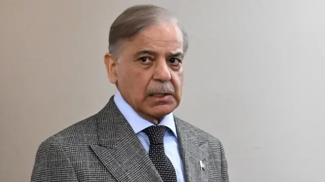 Pakistan's prime minister, Shehbaz Sharif