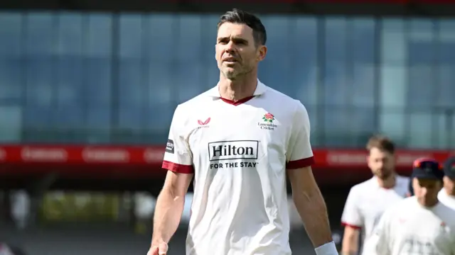 James Anderson after Lancs beat Derbys