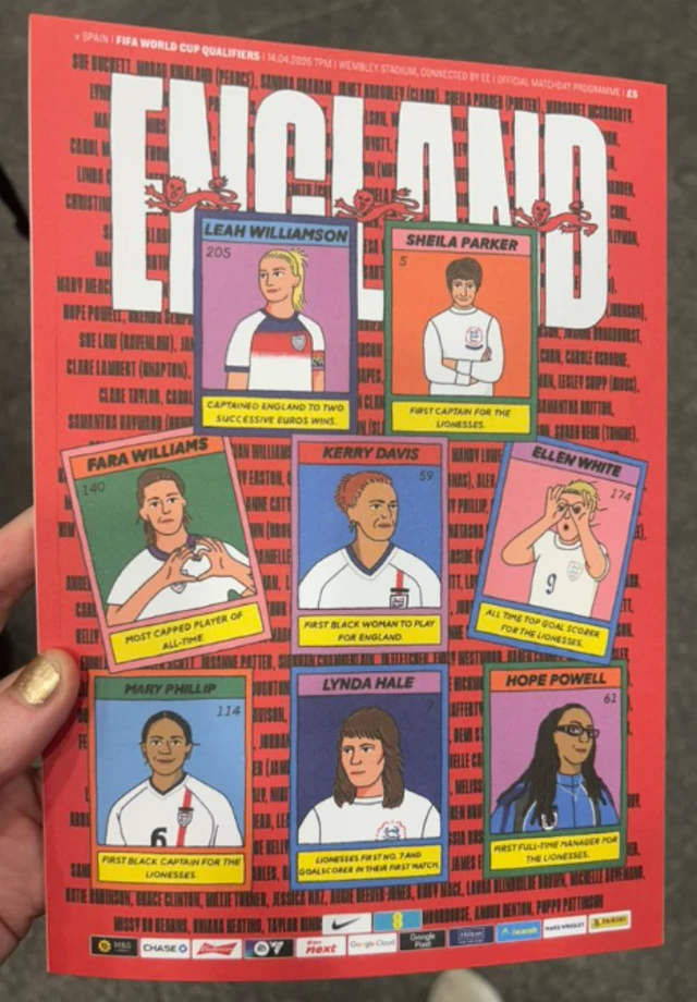 Lionesses match programme