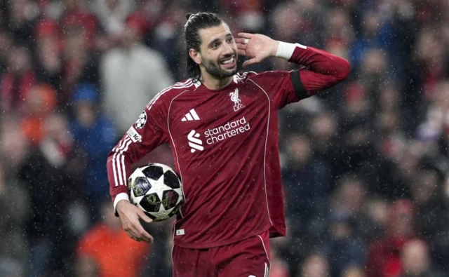 Liverpool's Dominik Szoboszlai