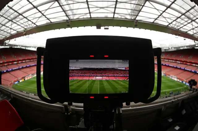 A general view inside the stadium
