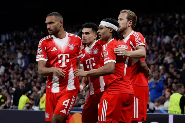 Bayern Munich celebrate