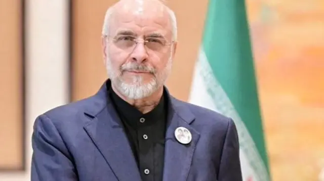 Iranian Parliament Speaker Mohammad Bagher Ghalibaf picured in Islamabad, Pakistan, April 11, 2026