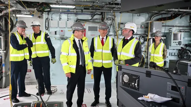 Prime Minister Keir Starmer and Defence Secretary John Healey visit BAE Systems in Govan, Glasgow