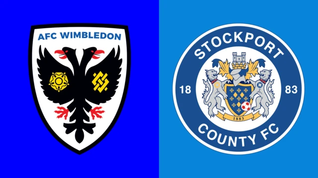 AFC Wimbledon v Stockport County