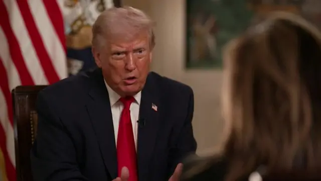 Donald Trump speaking to Fox News
