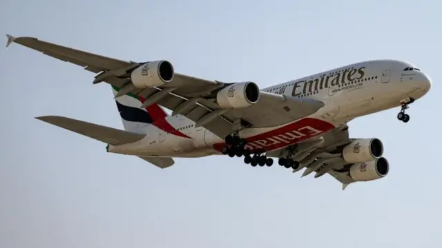 Emirates plane