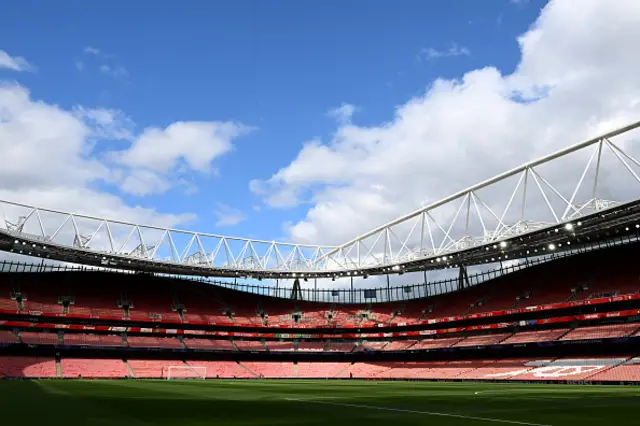 A general view inside the stadium