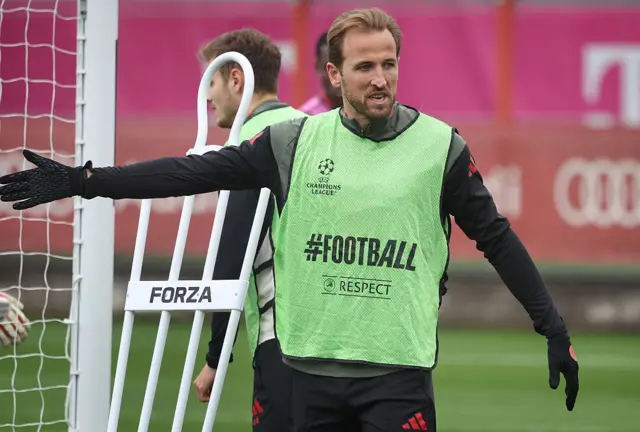 Harry Kane training
