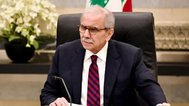 Lebanese Prime Minister Nawaf Salam