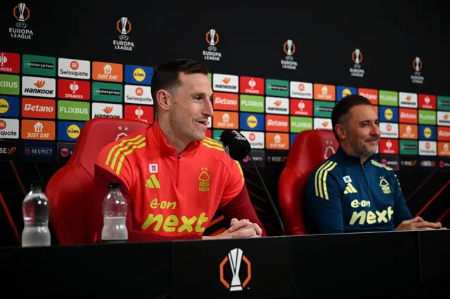 chris Wood and Vitor Pereira press conference