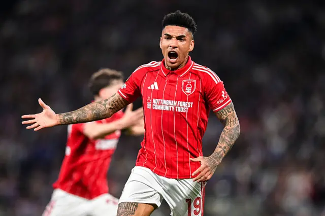 Igor Jesus celebrates