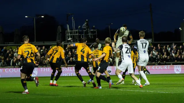 Bromley v Cambridge match action