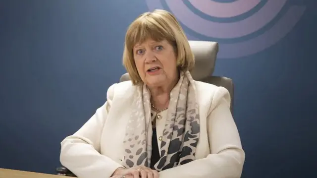 Screen grab from the UK Covid-19 Inquiry of Baroness Heather Hallett