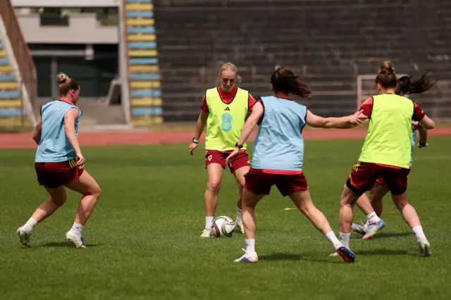 Wales training