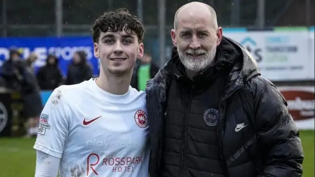 Alfie Mulvenna and Gary Haveron