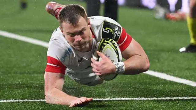 Ulster back Zac Ward