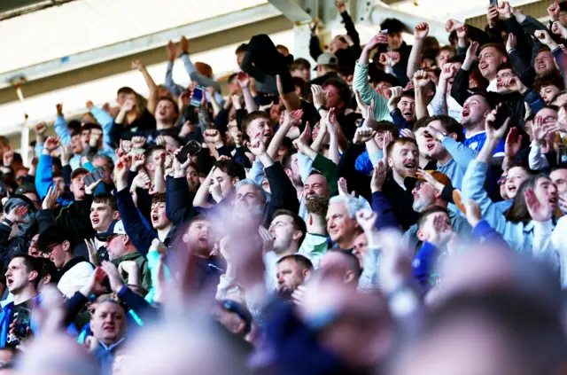 Cardiff fans celebrate