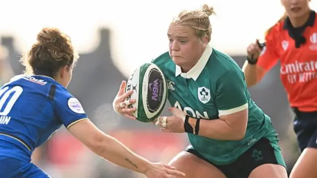 Cliodhna Moloney-Macdonald scored Ireland's first try of the second half