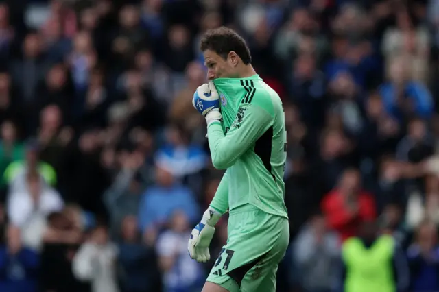 Asmir Begovic dejected