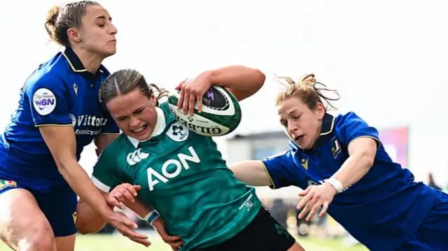Robyn O'Connor was a try-scorer for Ireland