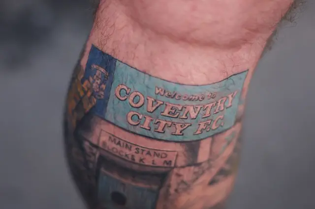 Coventry City tattoo