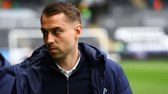 Southampton boss Tonda Eckert at Swansea