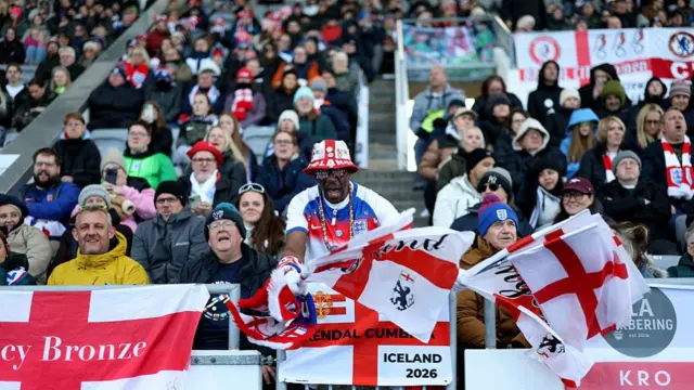 England fan Basil Goode