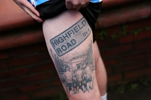 Highfield Road tattoo