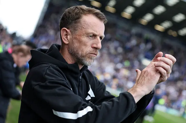 Leicester City Manager Gary Rowett