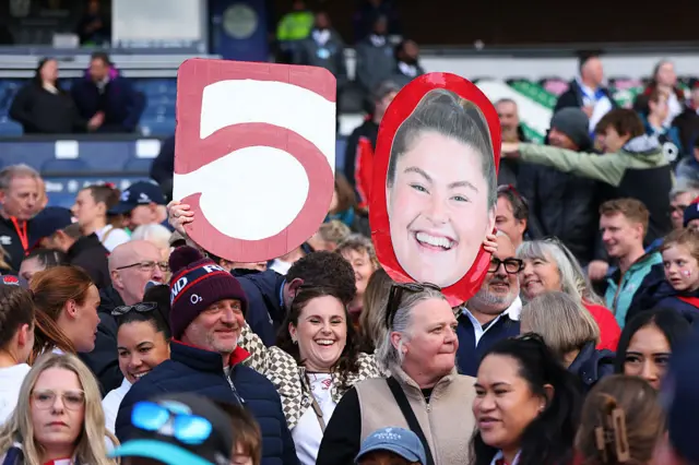 50 caps for Maud Muir