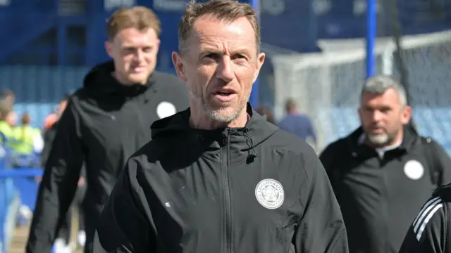 Leicester City boss Gary Rowett
