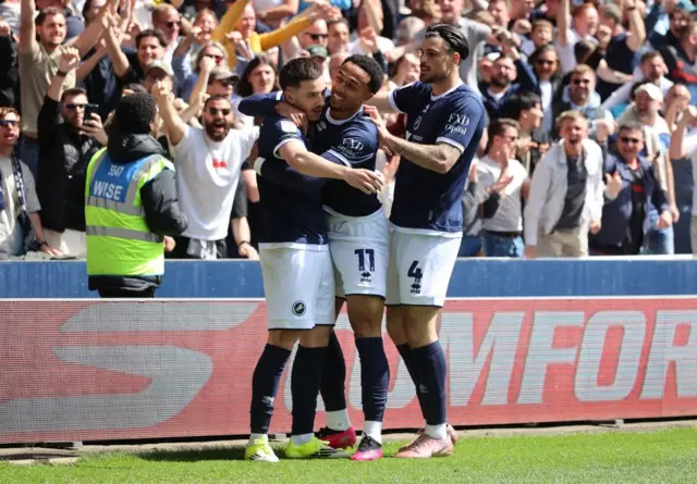Millwall celebrate
