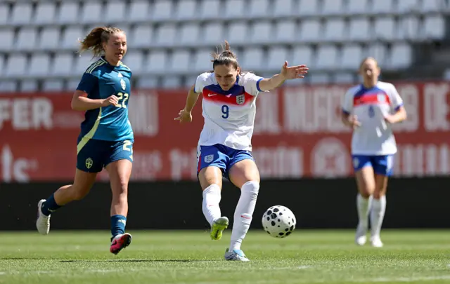 Isobel Goodwin scores for the young lionesses