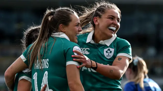 Beibhinn Parsons scored three tries for Ireland