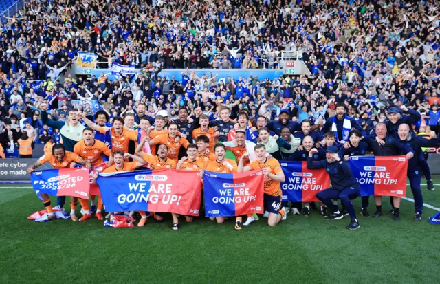 Cardiff players celebrate