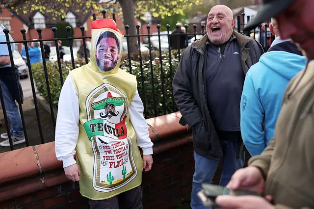 Coventry City fan dressed as tequila