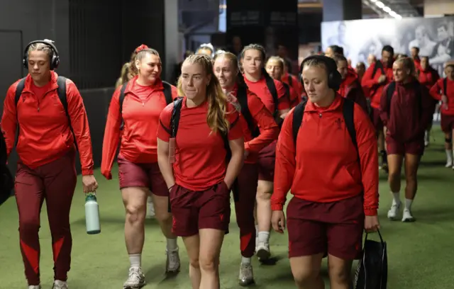 Wales arrive to face France in the Six Nations