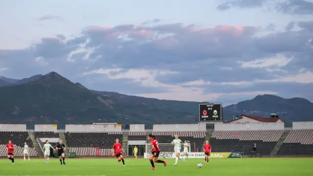 Elbasan Stadium in Albania