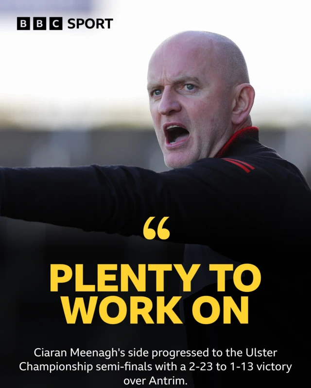 Derry manager Ciaran Meenagh